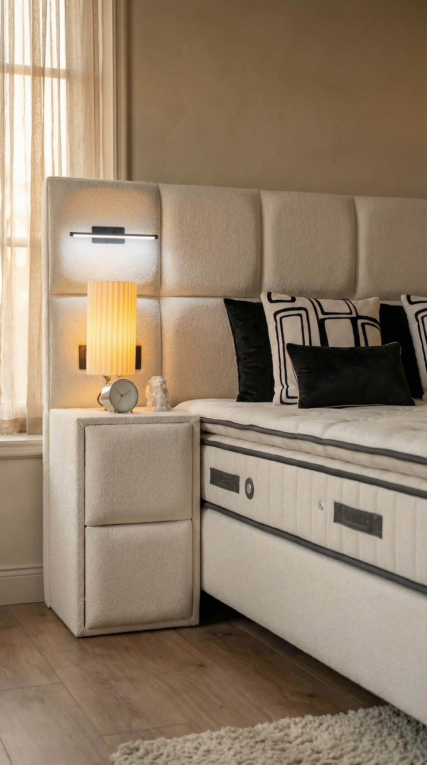 Premium XL - Isabel Creme (incl. nachtkasten)