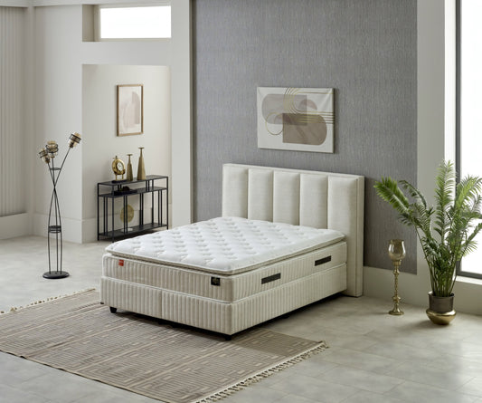 Eden Bed - Cream