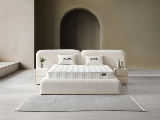 Mykonos Bed - Off White