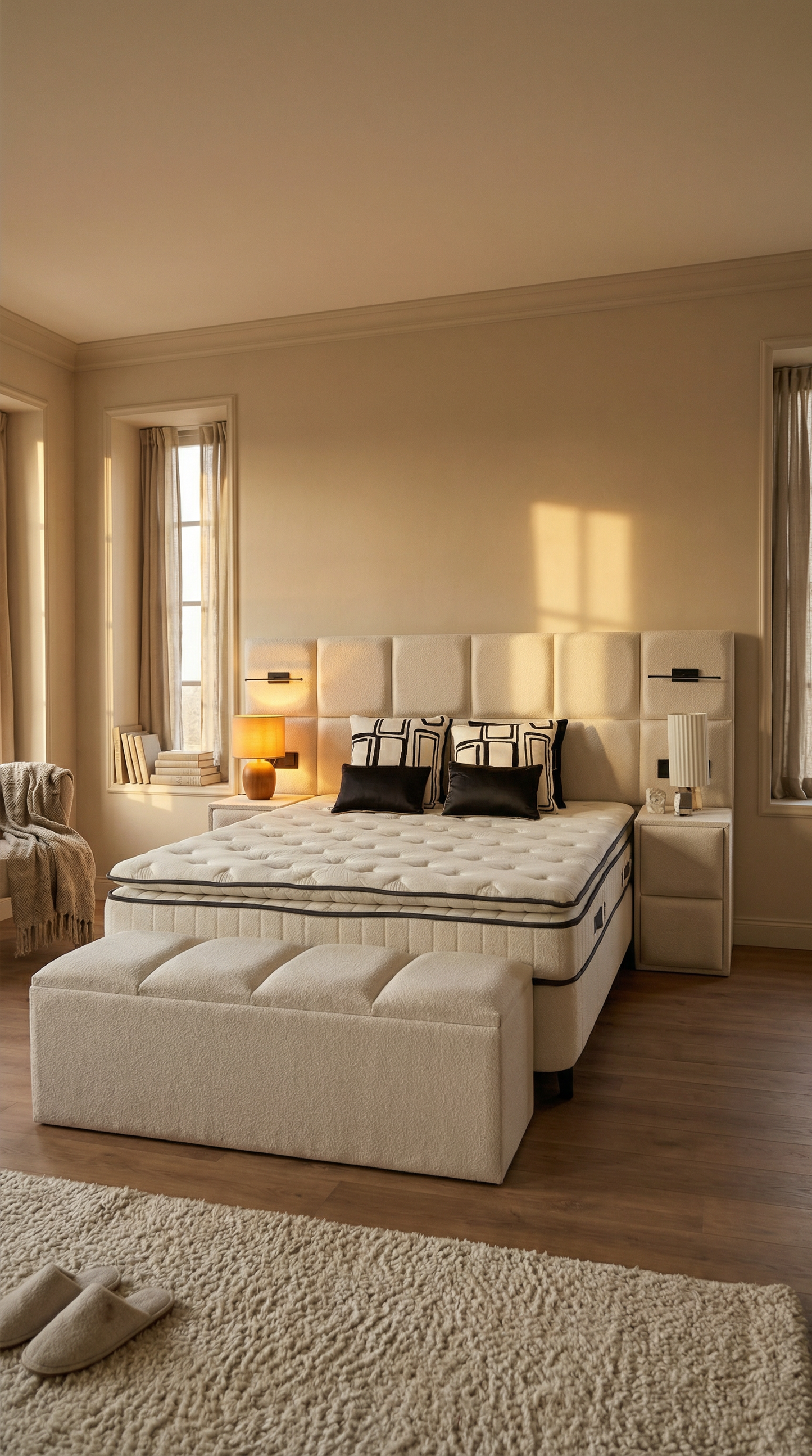 Premium XL - Isabel Creme (incl. nachtkasten)