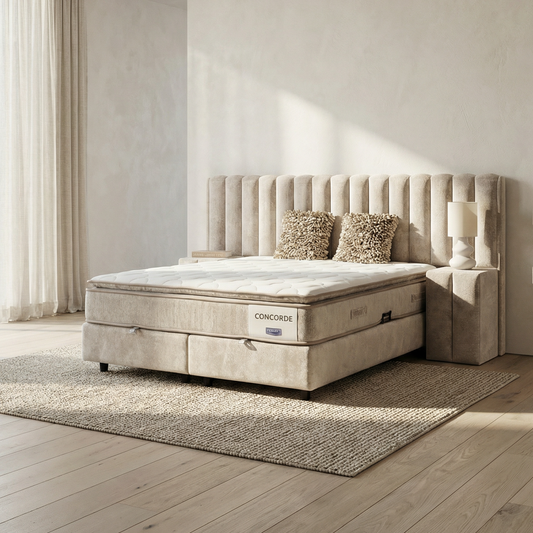 Concorde XL - Taupe (incl. 2 nachtkasten)