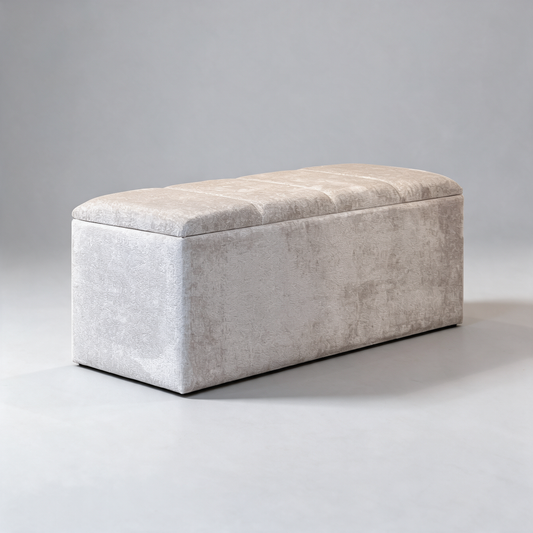 Voetbank | Clara XL - Taupe